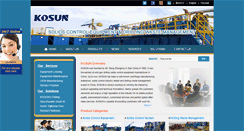 Desktop Screenshot of kosungroup.com